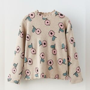 ZARA Kids | Soft Touch Floral Top & Pants for Girls